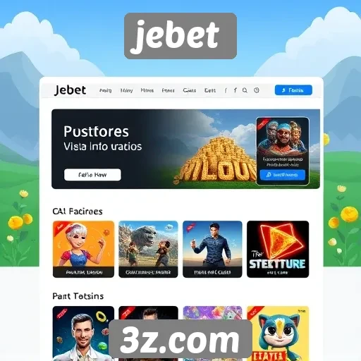 Funcionalidades inovadoras do site jebet